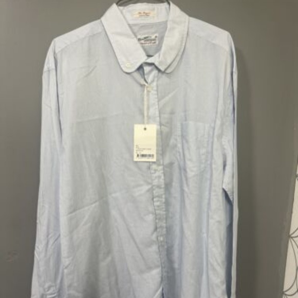 NWT NH Connecticut American Sportswear The Hugger CottonButton Down Shirt XXL - Picture 1 of 7